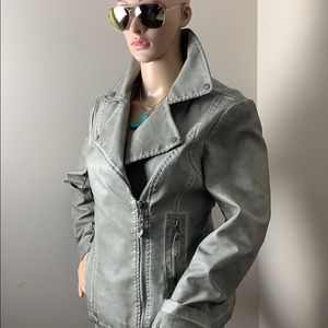 Vegan Moto Jacket by Max Studio